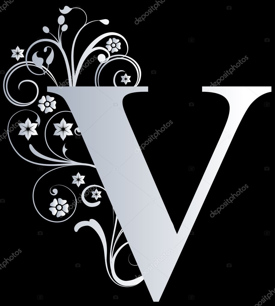 Capital letter V Stock Photo by ©pdesign 6058180