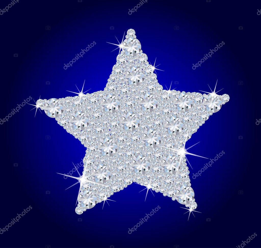 Diamond star Stock Photo by ©pdesign 6058471