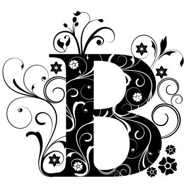 Letter Capital B clipart