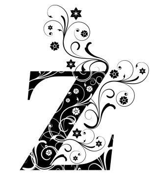 Letter Capital Z clipart