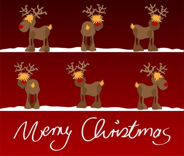 Xmas card merry christmas clipart