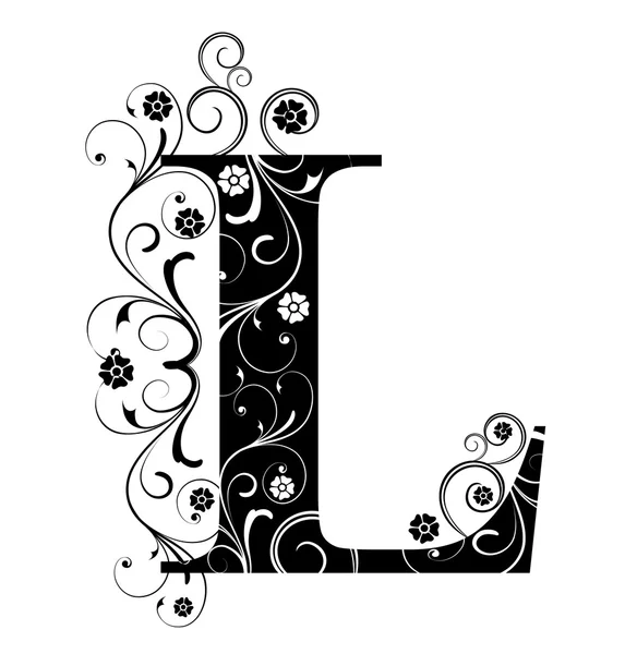 Letter Capital L — Stock Vector