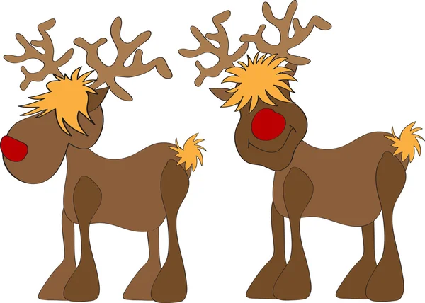 Rudolph reindeer — Stock Vector