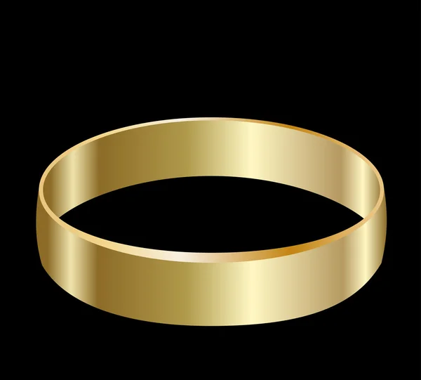 Wedding ring male — Stock Vector
