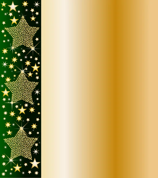 Châssis de Noël avec étoiles — Image vectorielle
