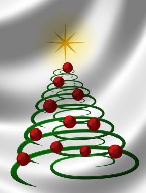 Christmas Tree Background clipart