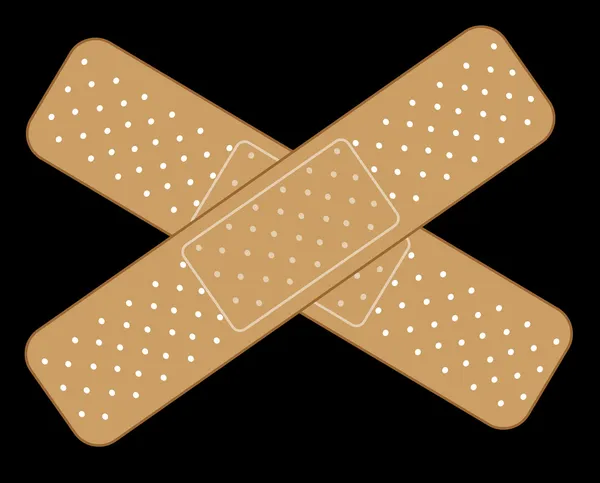 Conjunto de Band Aid — Fotografia de Stock