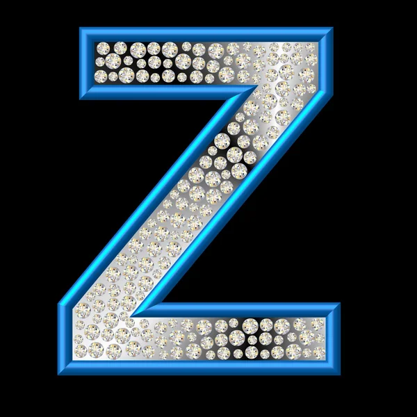Алмазный символ Z — стоковое фото