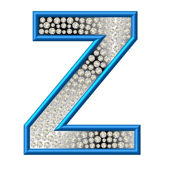 Алмазный символ Z — стоковое фото