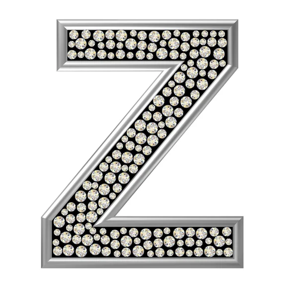 Алмаз знака Z — стокове фото
