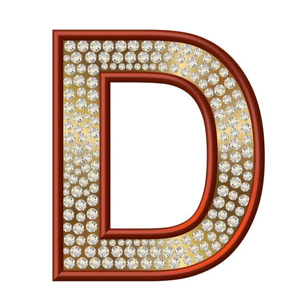 D charakter diament — Zdjęcie stockowe