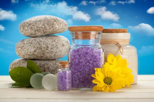 Spa en aromatherapie - lavendel — Stockfoto