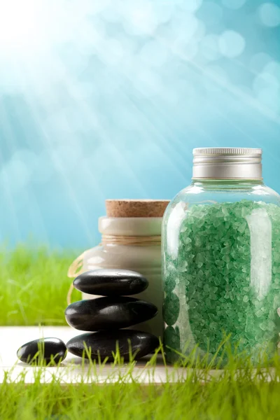 Aromatherapy bath salt — Stock Photo, Image