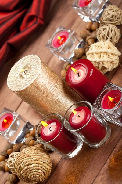 Christmas candles Royalty Free Stock Images