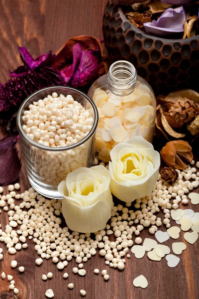 Koupel sůl - aromaterapie — Stock fotografie