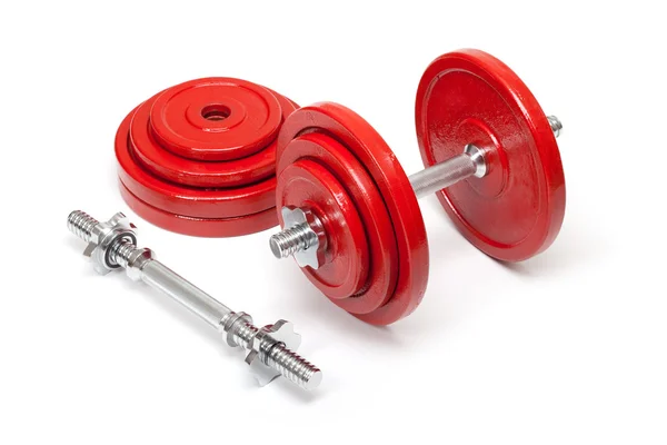 Dumbbells for body building — Stock Photo, Image