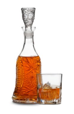 Whisky decanter clipart