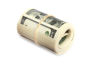 Roll of dollars clipart