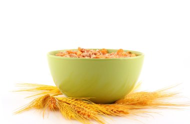 Bowl of cereal - Corn flakes clipart