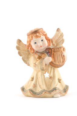 Angel on white background clipart