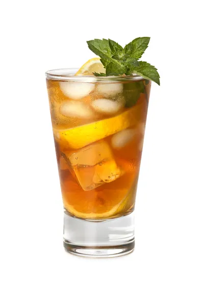 Glass of iced tea — Stock Photo, Image