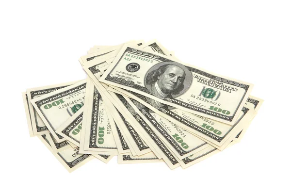 Cash - hundred dollar bills — Stock Photo, Image