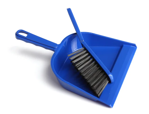 Dustpan and brush — Stock Photo, Image