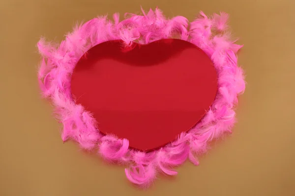 Счастливое валентинное сердце — стоковое фото