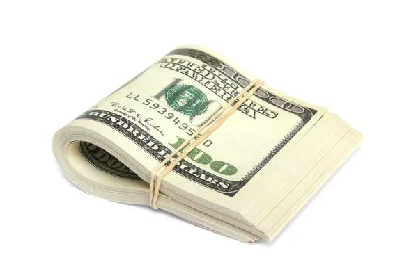 Hundred dollar bills — Stock Photo, Image