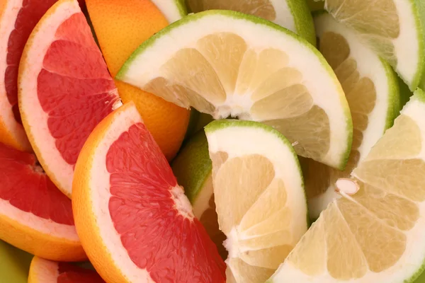 Grapefruit slices Stock Photo