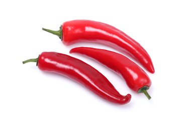 Red chili peppers clipart