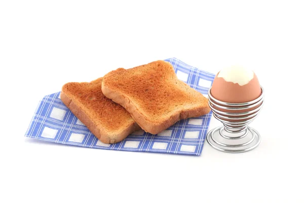 Pirítós és a tojás — Stock Fotó