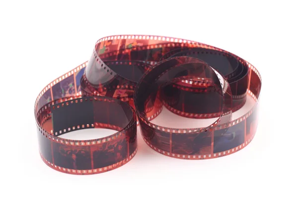 Film strip roll on white background — Stock Photo, Image