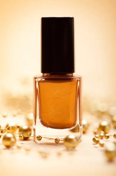 Esmalte de uñas marrón —  Fotos de Stock