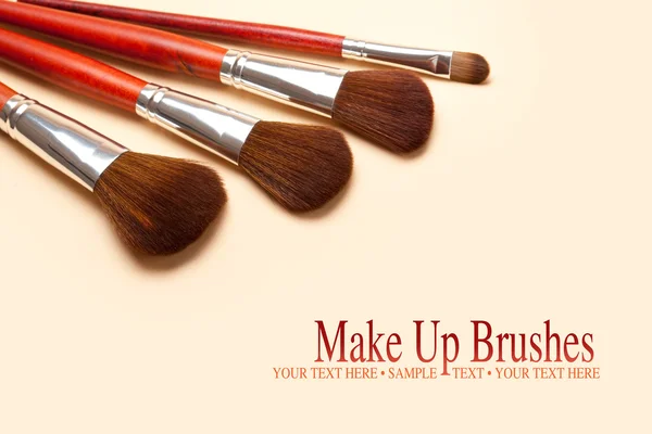 Professional make-up brushes — Stock Photo, Image