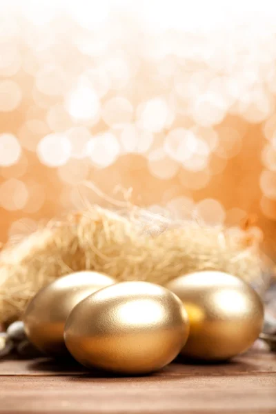 Ovos dourados — Fotografia de Stock