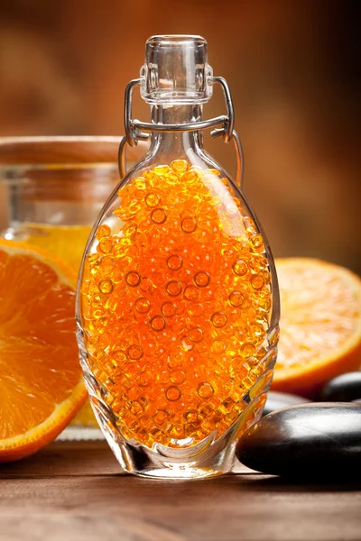 Orange - fruit and minerals for Spa — Stock Photo, Image