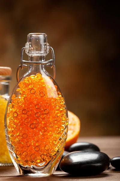 Orange Spa - соль для ванн — стоковое фото