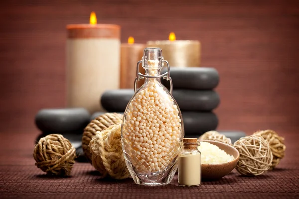 Lázně a wellness - vanilkový aromaterapie — Stock fotografie