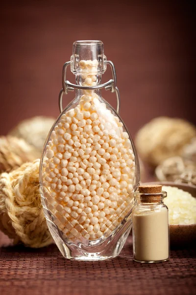 Spa mineralen voor aromatherapie - vanille — Stockfoto