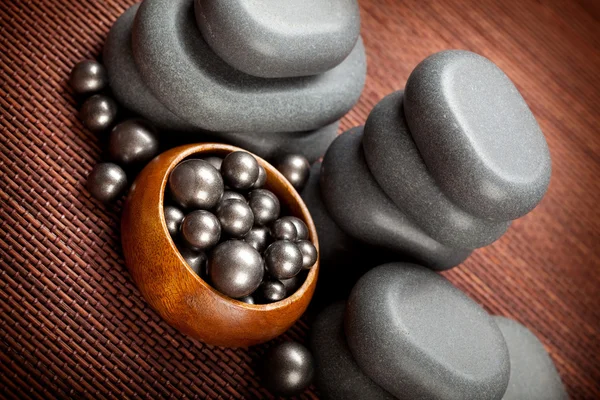Wellness stones voor hot-massage — Stockfoto