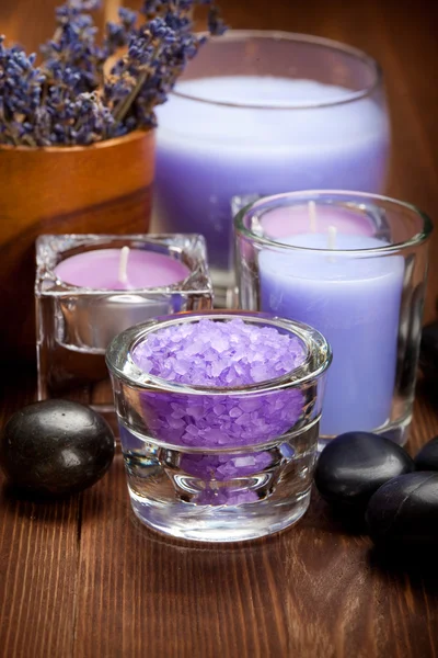 Lavendel spa en wellness — Stockfoto