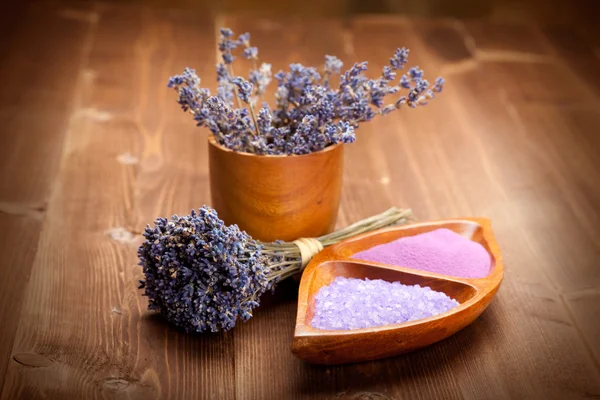 Lavendel - spa leveranser — Stockfoto