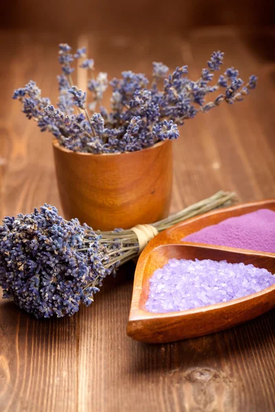 Lavender - СПА-приладдя — стокове фото