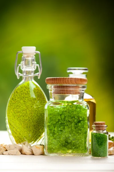 Aromatherapie Mineralien - Spa und Wellness — Stockfoto