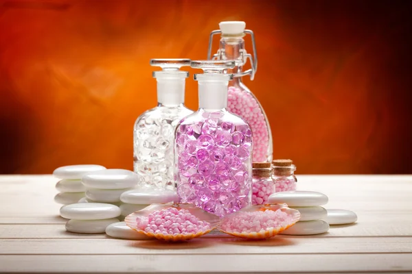 Spa natürmort - aromaterapi mineral — Stok fotoğraf