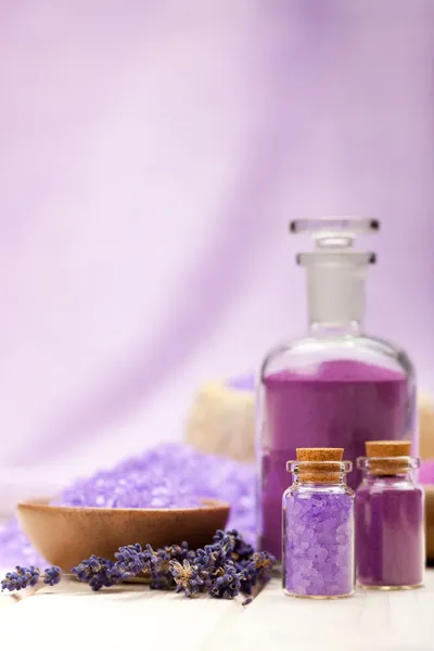 Lavender cosmetics — Stock Photo, Image