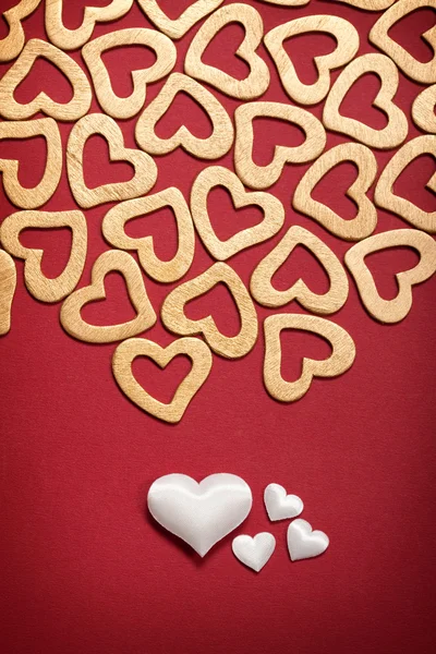 Happy valentine - hjärtan — Stockfoto