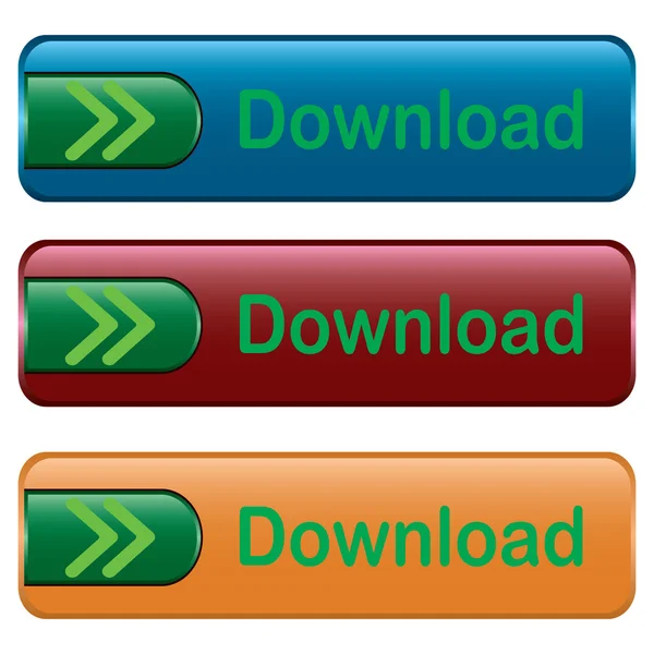 Botão de download 1 — Vetor de Stock