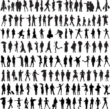 Common silhouette clipart